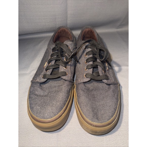 Vans off the Wall 721356‎ Lace Up Low Top  Navy Blue Skate Shoes Size M 13 - Picture 2 of 7